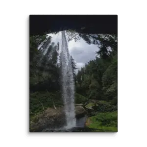 Behind the Fall Canvas